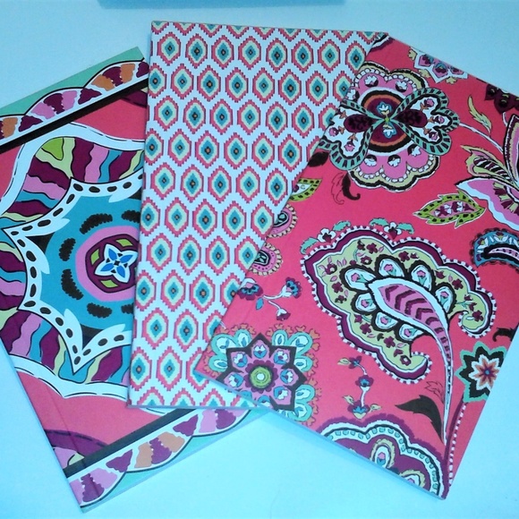 Vera Bradley Office New Vera Bradley Lined 3 Journals Set Poshmark